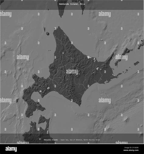 Hokkaido Island In The Japan Sea Belonging To Japan Cropped To Square