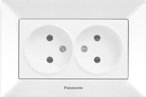 Розетка Panasonic Arkedia Slim подвійна Біла (WNTC02042WH-UA) – фото ...