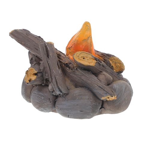 Antiguyue Miniature Bonfire Model Mini House Decoration Campfire