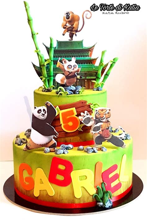 Kung Fu Panda Cake Panda Cakes Panda Birthday Cake 2nd Birthday