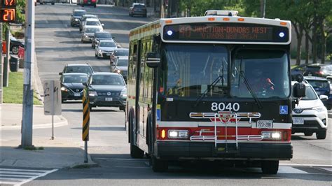 RETIRED Ride Video TTC 8040 On Route 40 Junction Dundas West YouTube