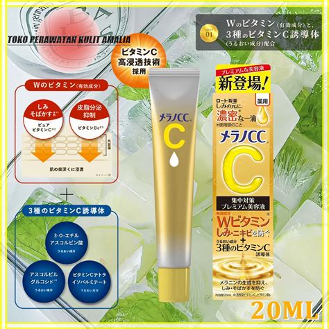 Jual Rohto Melano CC Vitamin C Brightening Premium Essence 20ml