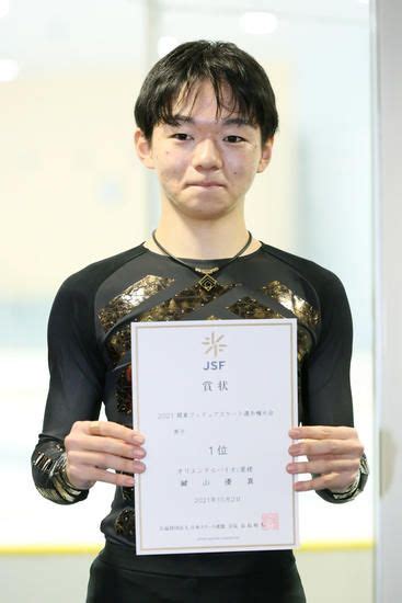 関東選手権男子で優勝した鍵山優真＝千葉：男子フィギュア 鍵山優真 写真特集：時事ドットコム