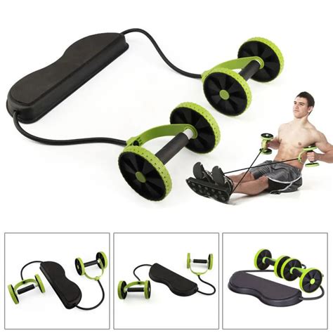 Dual Wheels Multifunction Abdominal Trainer Build Perfect Curve Body