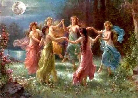 Witch Circle Fairytale Art Renaissance Art Paintings Ethereal Art