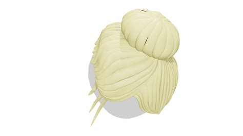 Hair Wig 3d Model Turbosquid 1814279
