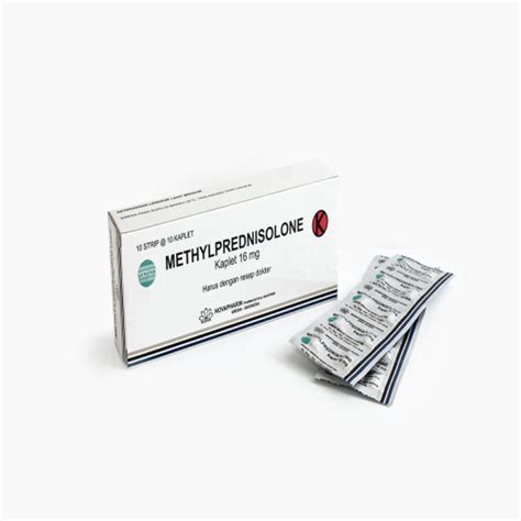 Methylprednisolone 16 Mg 10 Tablet Novell Manfaat Kandungan Dosis