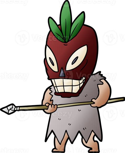 Cartoon Cannibal Shaman 45080879 Png