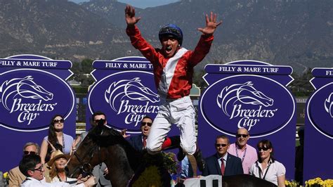 Frankie Dettori Takes Breeders Filly And Turf