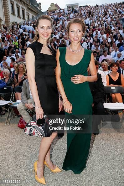 Sveta Driga and Polina Repik attend the Thurn & Taxis Castle Festival ...