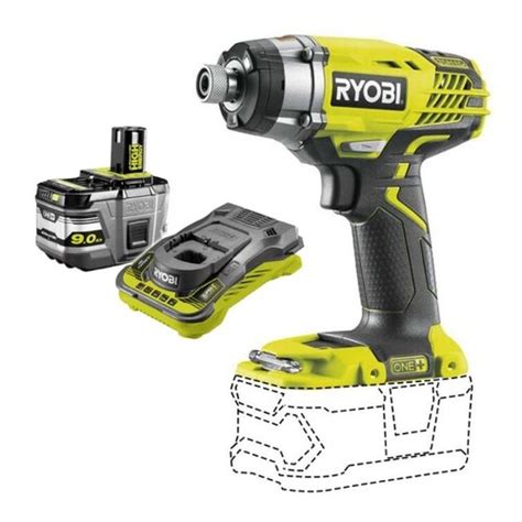 RYOBI R18ID3-0 + Akumulator RYOBI RC18150-190 9.0Ah 18V + Ładowarka ...