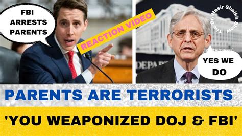 Josh Hawley Puts Fear Of God In Garland One News Page Video