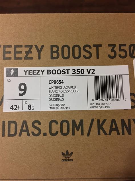 2017 Adidas Yeezy Boost 350 V2 Zebra Black White Men Box Only Jwong