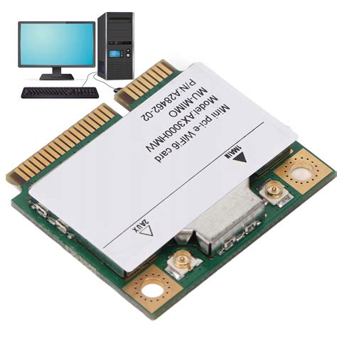 KARTA SIECIOWA MINI PCIE WIFI6 3000 MB/S SZYBKA - Sklep, Opinie, Cena w ...