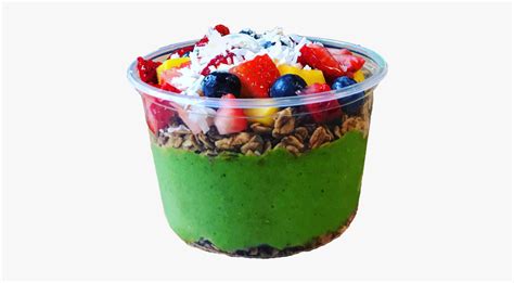 Green Acai Bowl Sobol, HD Png Download - kindpng