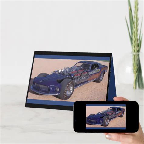 Hot Rod Birthday Card Zazzle