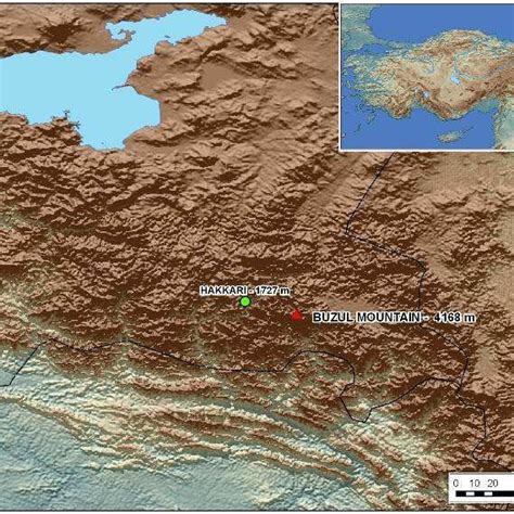 location map buzul mountain scientific diagram