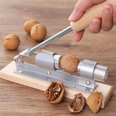 JTWEEN Mechanical Pecan Nut Cracker Pecan Nut Cracker Tool Adjustable