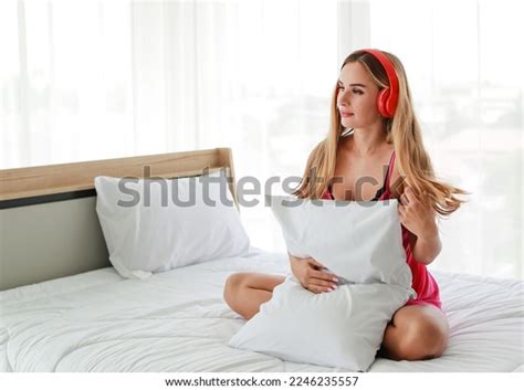 Caucasian Woman Beautiful Blonde Hair Hot Stock Photo 2246235557 Shutterstock