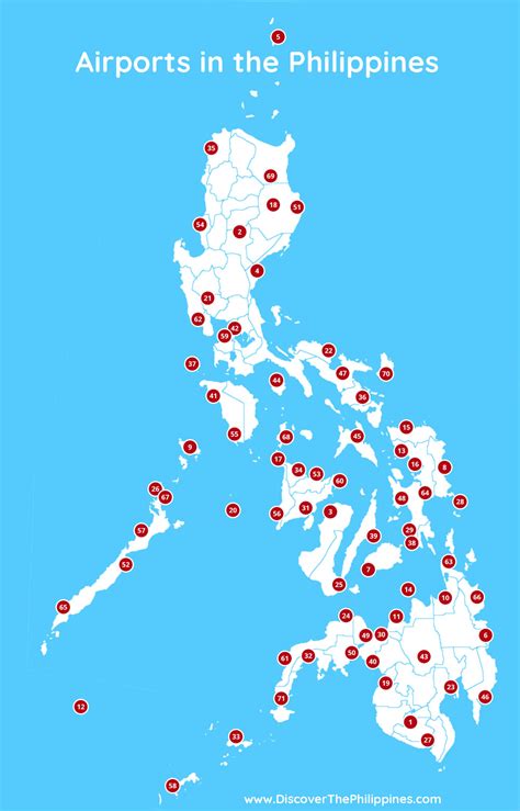 Map And List Of Philippine Airports Discover The Philippines