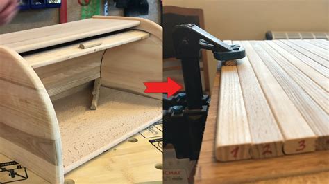 Стильная хлебница из дерева своими руками