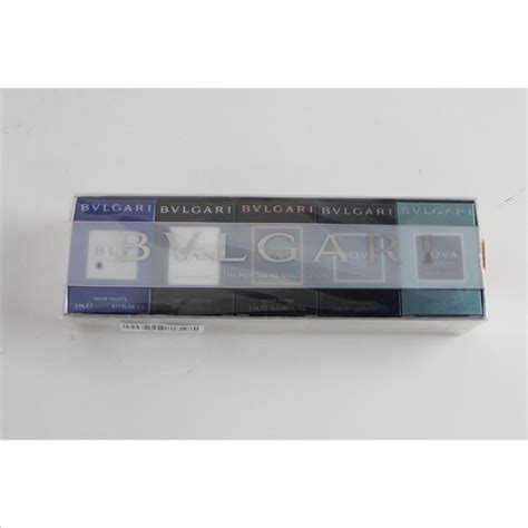 Bvlgari Mens Cologne Set 5 5ml Bottles Property Room