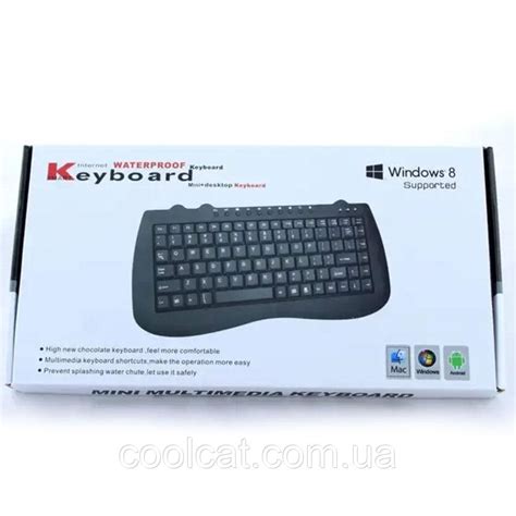 Купить Проводная, офисная клавиатура KEYBOARD MINI KP-988, Черная ...