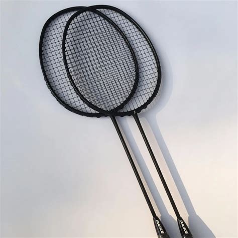 1 Pc Free Shipping Black Woven Badminton Racket 100 Carbon Fiber
