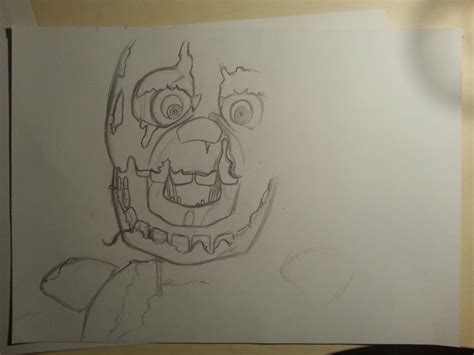 Springtrap Teaser By Myfnafdrawings On Deviantart