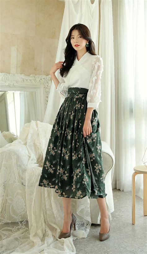 Modern Hanbok Jeogori Jacket Woman Female Korea Hanbok Dress Etsy