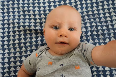 Cute Baby Selfie By Stocksy Contributor Jesse Weinberg Stocksy