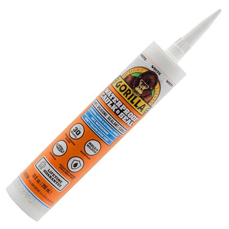 Amazon.com: Gorilla Waterproof Caulk & Seal Silicone Sealant, 10oz