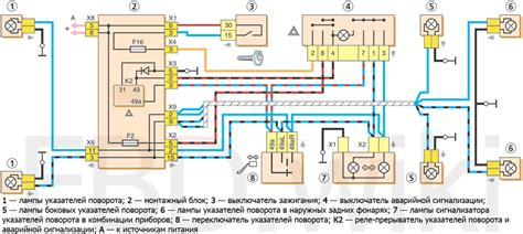 Электросхема ВАЗ 2114: электрическая схема проводки монтажного блока ...