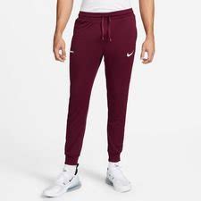 Nike F C Training Trousers Dri FIT Libero Cool Grey Habanero Red