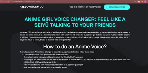 Full Guide: How to Change Your Voice Into an Anime Character