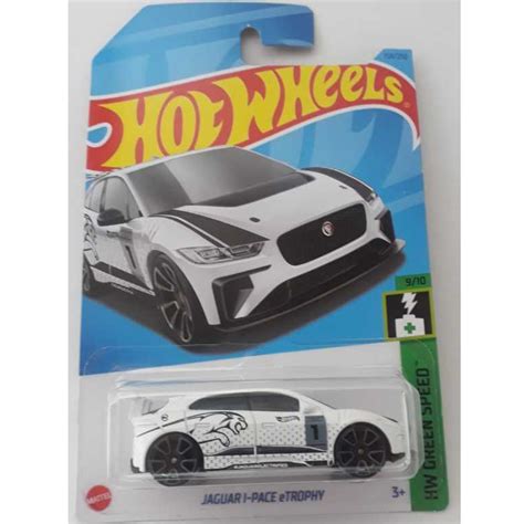 Jaguar I Pace E Trophy Branco Hot Wheels Mattel Lote P Miniatura