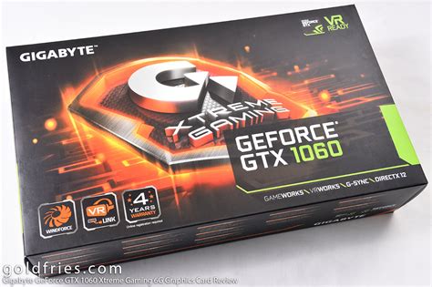 Gigabyte Geforce Gtx 1060 Xtreme Gaming 6g Graphics Card Review Goldfries