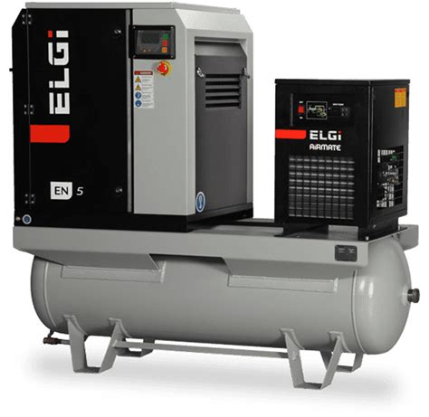 Oil Lubricated Air Compressors Oil Injected Compressors Elgi India