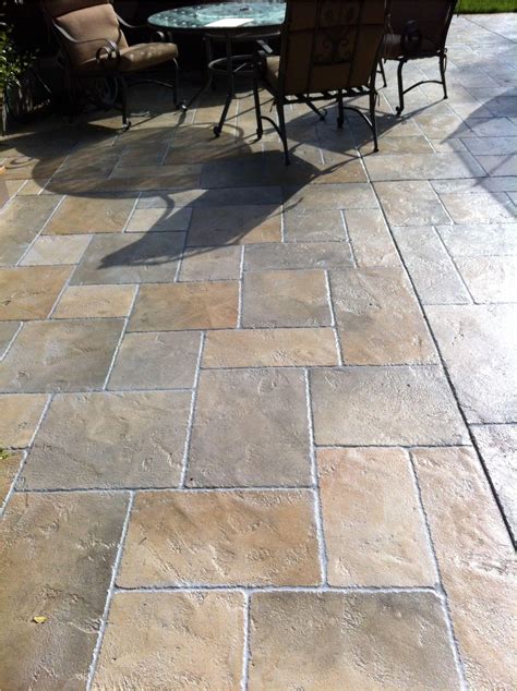 Stamped Concrete Patio Vs Pavers - Patios : Home Design Ideas # ...