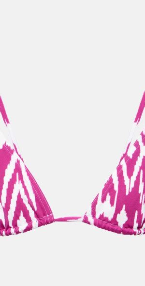 Eres Sun Printed Triangle Bikini Top