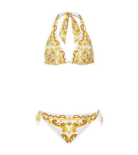 Dolce Gabbana Majolica Bikini Dolce Gabbana