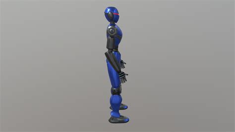 Police robot character design concept - 3D model by Omar Z. (@omarz ...