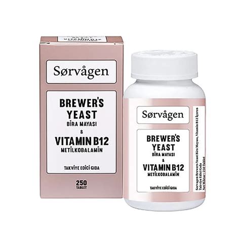 Sorvagen Brewer S Yeast Bira Mayası Vitamin B12 250 Tablet