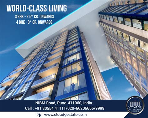 Voyage To The Stars 3 And 4 Bhk Futuristic Luxury Apartments By Cloud 9