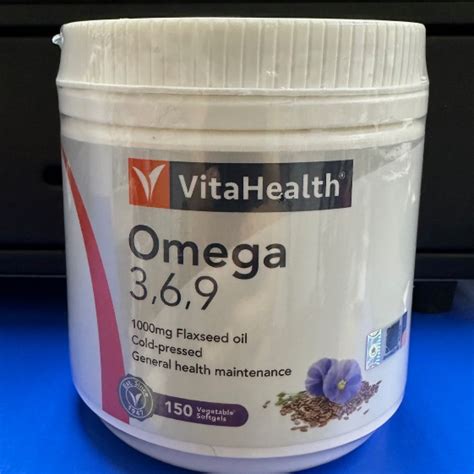 Vitahealth Omega 3 6 9 Vegicaps Soft Capsule Oil Of Flaxseed 150 S Capsules Shopee Malaysia