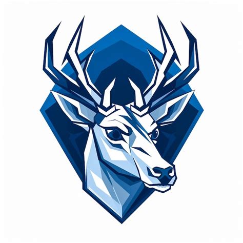 Premium Photo Buck Whitetail Deer Logo Hunting Activity Decal Sticker