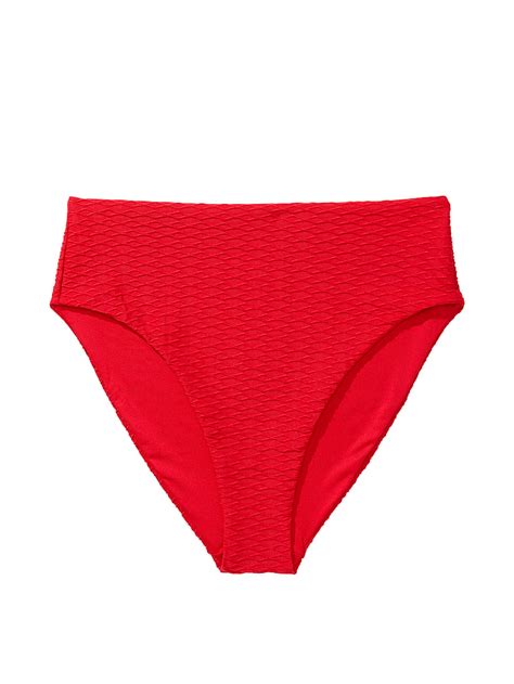 Buy Mix Match High Waist Full Coverage Bikini Bottom Lipstick Order Bikini Bottom Online