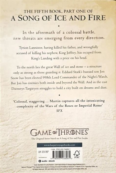 A Song of Ice and Fire #5 : A Dance with Dragons - Dreams and Dust (P