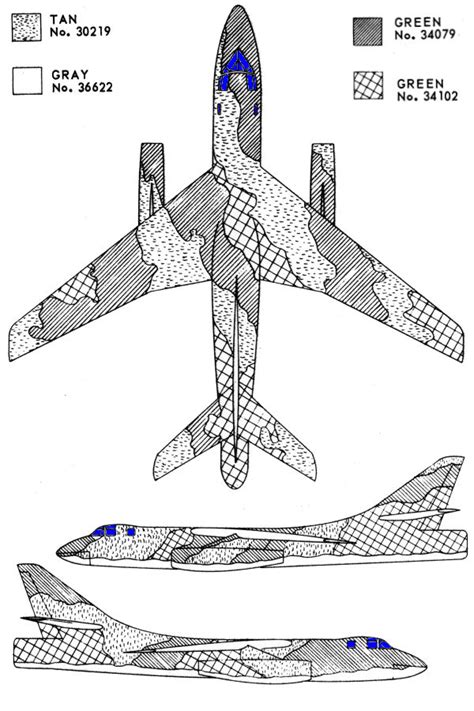 Douglas B-66 Destroyer Southeast Asia Camouflage Color Profile and ...