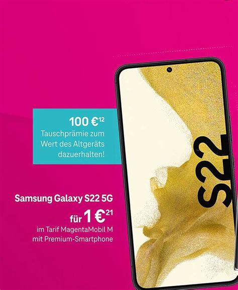Samsung Galaxy S22 5g Angebot bei Telekom Shop - 1Prospekte.de